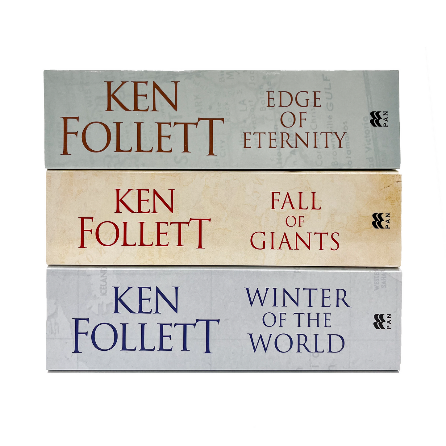 Σετ βιβλίων Ken Follett Century Trilogy Collection 3 (Fall of Giants, Winter of the World, Edge of Eternity)