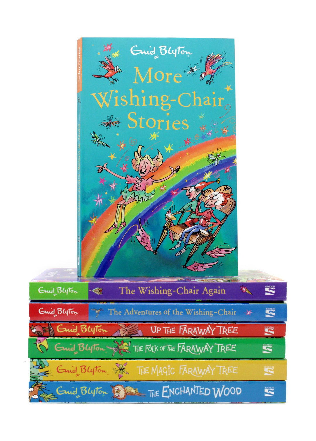 Enid Blyton Magical Worlds Complete Collection Faraway Tree & Wishing-Chair 7 Books Box Set