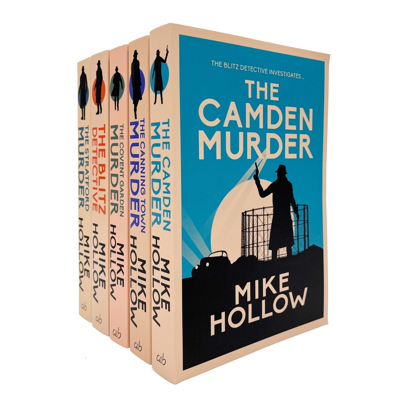 Σετ βιβλίων 5 ντετέκτιβ του Mike Hollow Blitz (The Blitz Detective, The Stratford Murder, The Canning Town Murder, The Covent Garden Murder, The Camden Murder)