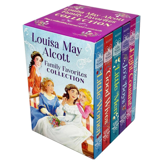 Louisa May Alcott Family Favourites Collection: 5-Book Boxed Set with Postcards & Journal