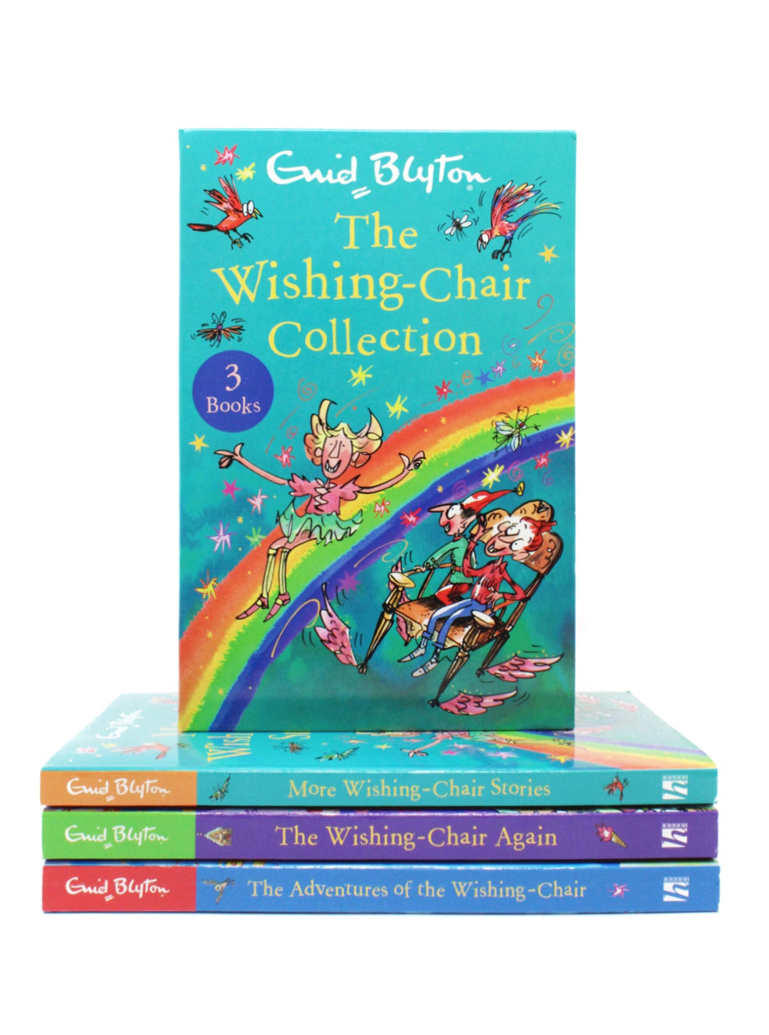 Enid Blyton Wishing Chair 3 Books Collection Set Pack (The Adventures of the Wishing-chair, The Wishing-chair Again, More Wishing-chair Stories)