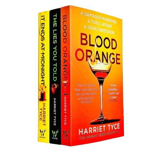 Harriet Tyce Collection 3 Books Set (Blood Orange, The Lies You Told & It Ends At Midnight)