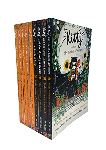 Σετ συλλογής βιβλίων Paula Harrison Kitty Series 9 (Kitty and The Moonlight Rescue, Tiger Treasure, Sky Garden Adventure, Treetop Chase, Great Lantern Race, Twilight Trouble, Starlight Song &amp; ΑΛΛΑ!)