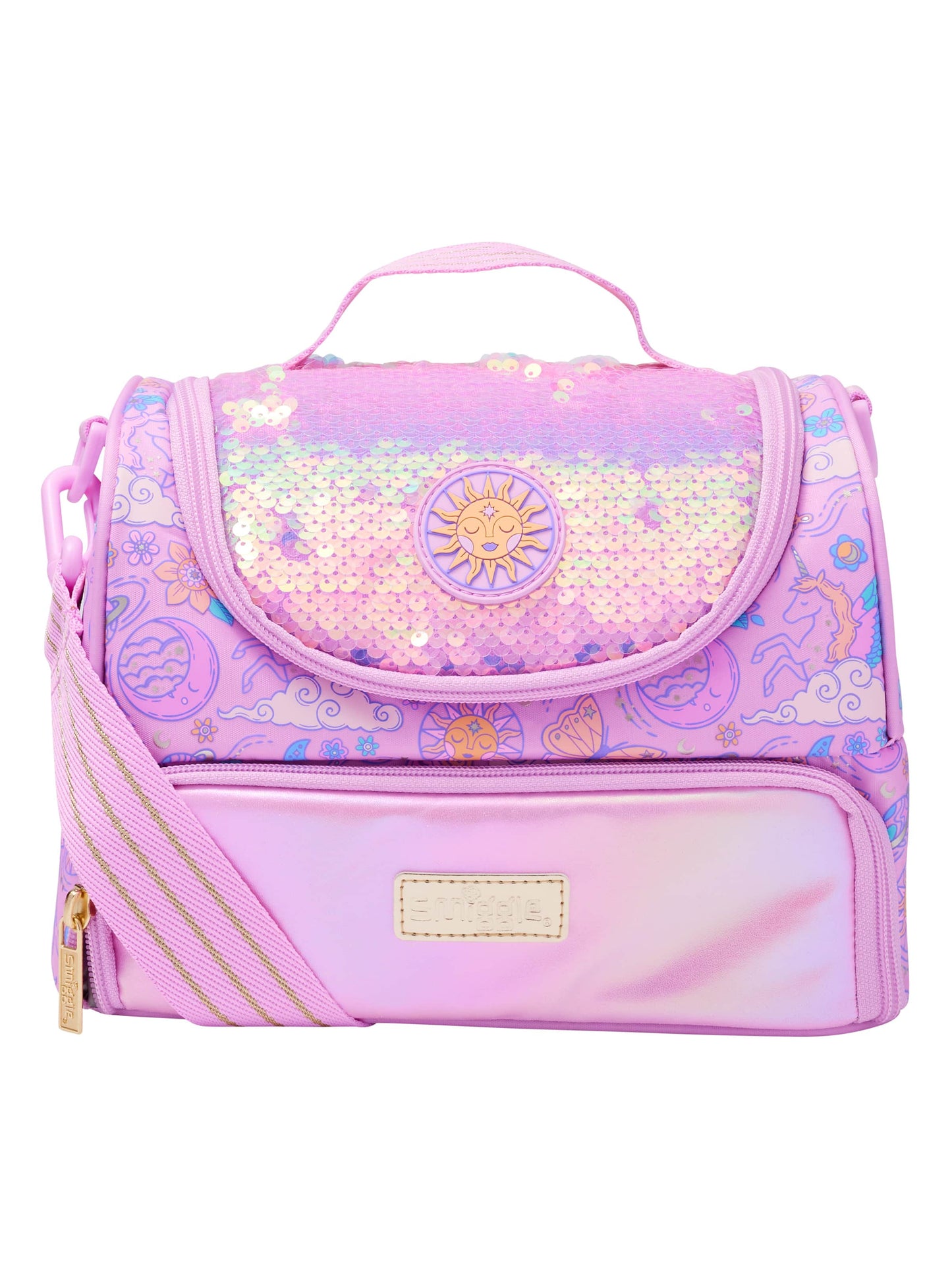 Cosmos Large Double Lunchbox With Strap