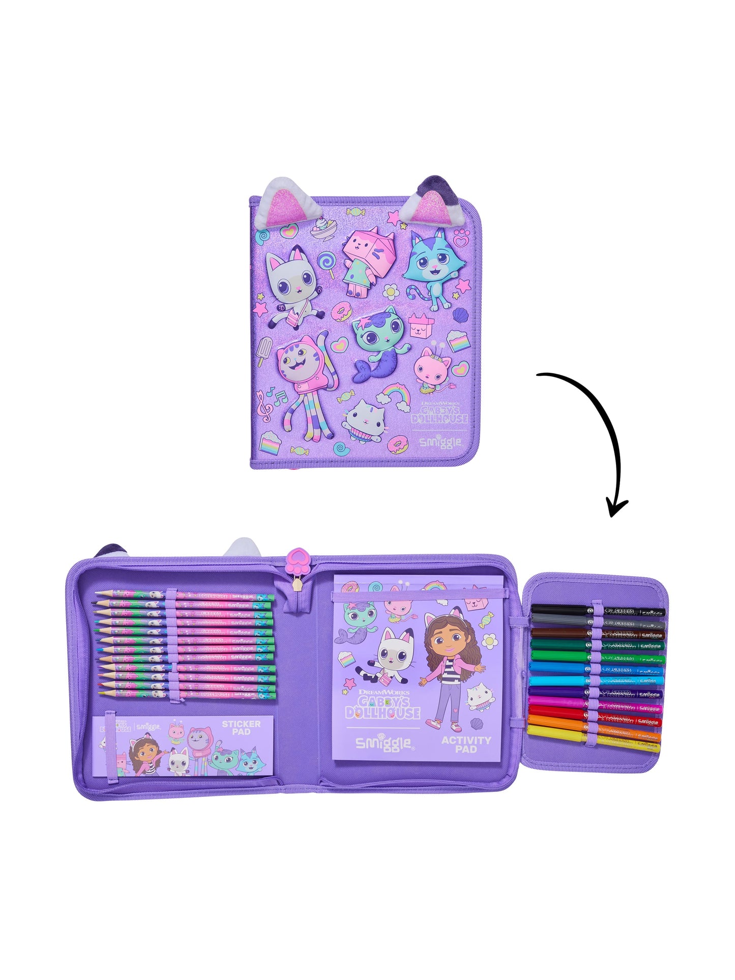 Gabby's Dollhouse Stationery Gift Pack