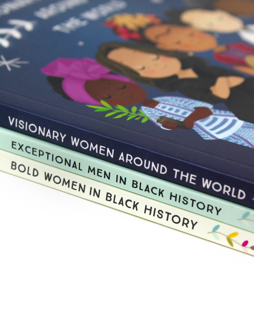 Vashti Harrison Little Leaders Collection 3 Books Set (Bold Women in Black History, Exceptional Men in Black History, Visionary Women Around the World)