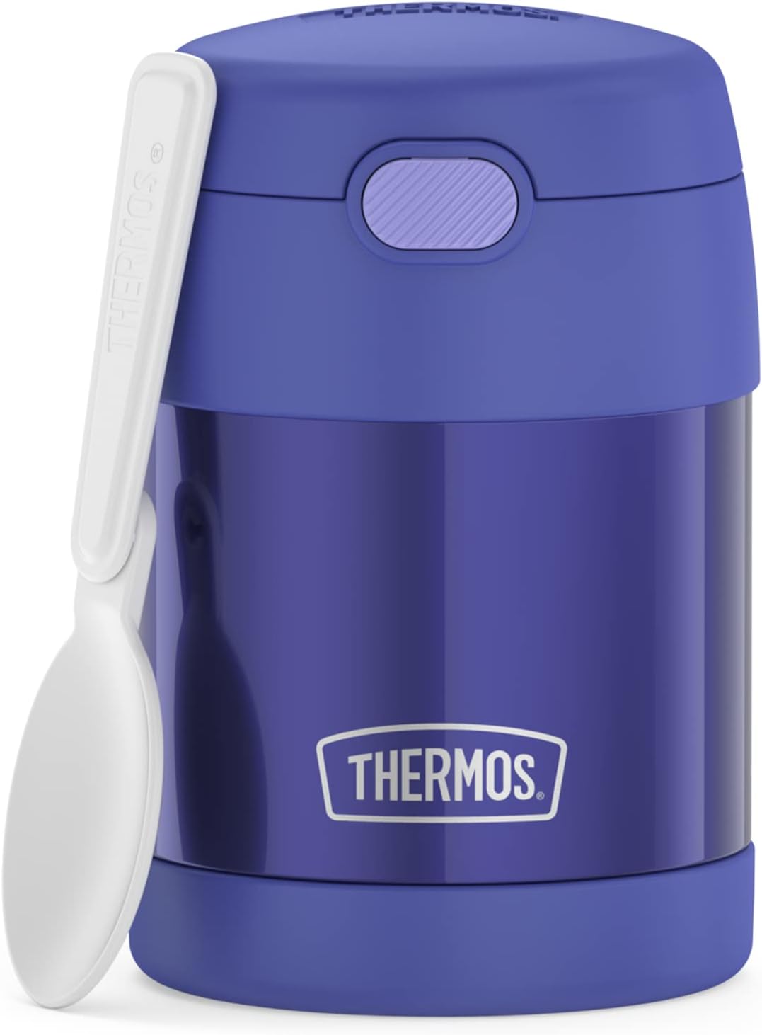 RMOVR THERMOS kids FUNTAINER FOOD JAR 0.30 L, purple, thermal food container with spoon for children, 5 hours hot / 7 hours cold, absolutely leak-proof for soup, cereal, break