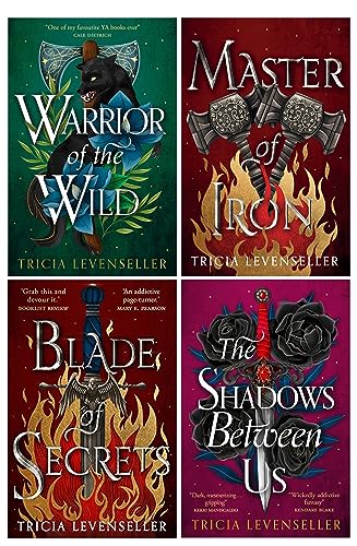 Tricia Levenseller Collection 4 Books Set (Blade of Secrets, Master of Iron, Warrior of the Wild, The Shadows Between Us)