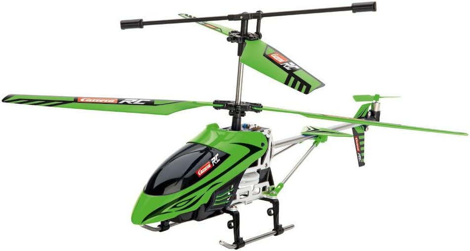 Carrera RC Micro Helicopter I Remote Controlled Helicopter for Children & Adults, Boys & Girls I Compact & Powerful with 8.5 cm Size I Robust Aluminium Hull I Quick Charge in Just 20 Minutes