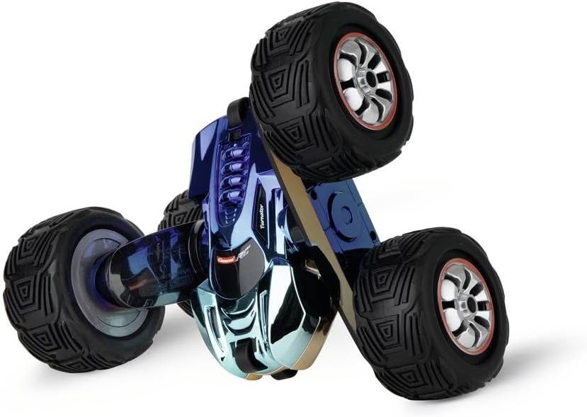 Carrera RC Turnator Colour Flip I Spectacular RC Stunt Car with LED I Impressive 360° Flip/Up to 20 km/h