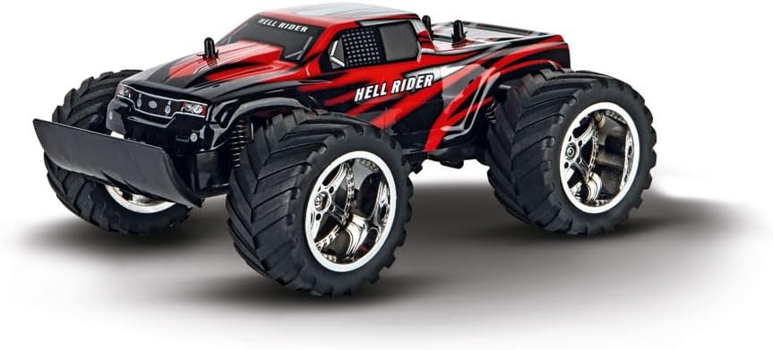 Carrera RC Hell Rider I Remote Controlled Car for Children & Adults, Boys & Girls from 6 J I For Indoor and Outdoor I Ready to Run I Quick Charge I Up to 9 km/h