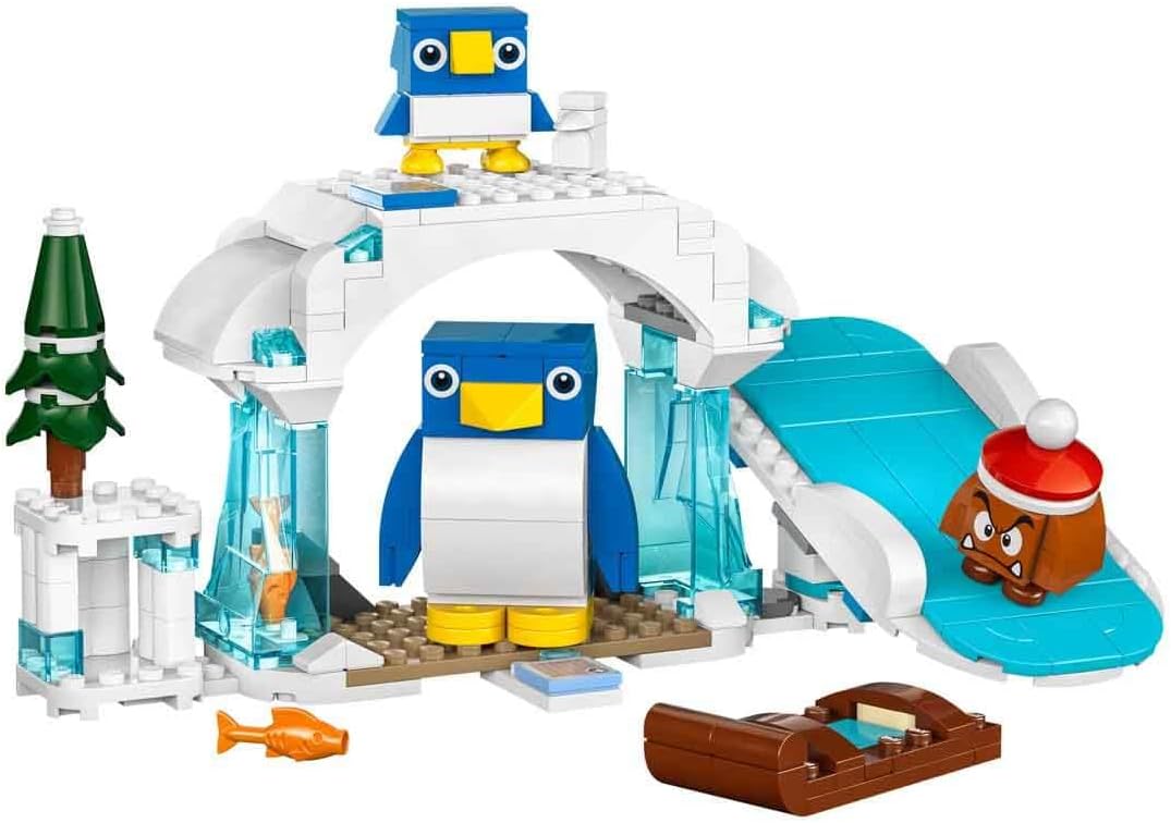 LEGO Super Mario Snow Adventure with Family Penguin - Expansion Set, Toy with Penguin Figures and Gumba Figure, Fan Item for Children, Gift for Gamers, Boys and Girls from 7 Years 71430