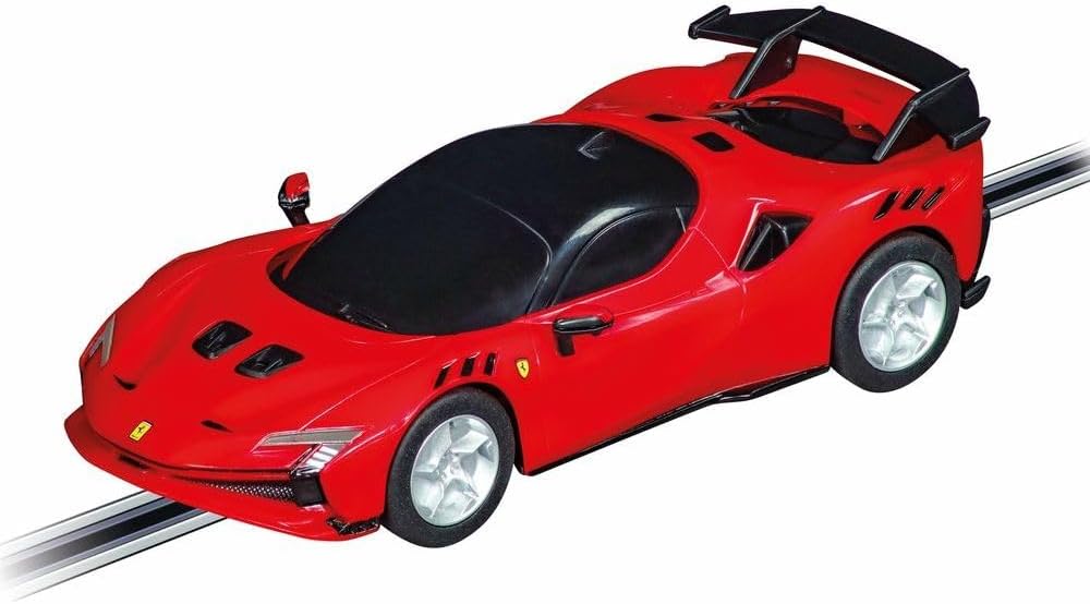 Carrera - 20064250 GO!!! Ferrari SF-90 XX Stradale - Rosso Corsa | Scale 1:43 Slot Car | Compatible with GO!!!, GO!!! Plus & Battery Operated | Authentic Details for Children and Adults