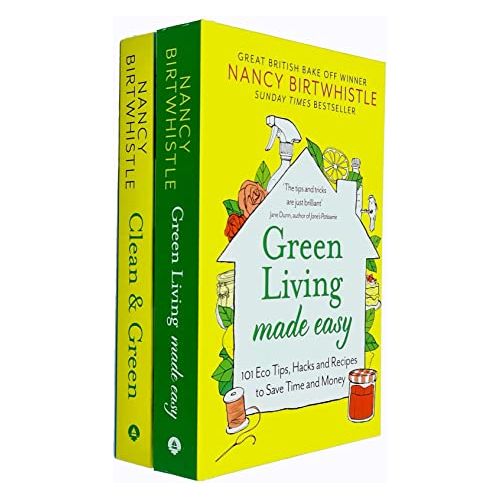 Nancy Birtwhistle Collection 2 Books Set (Clean & Green, Green Living Made Easy)