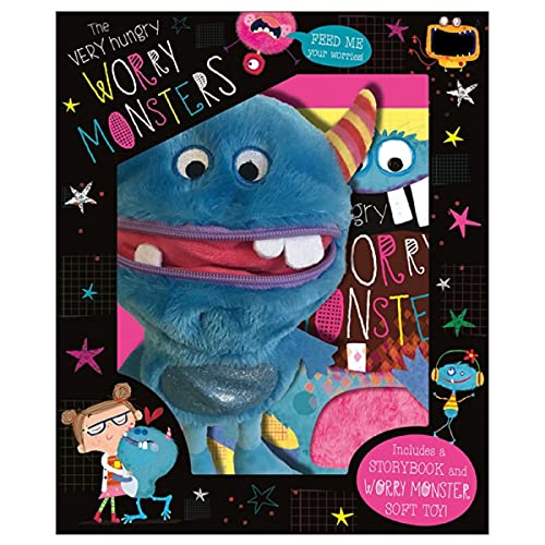 The Very Hungry Worry Monster Plush and Book Box Set (Helps children with anxiety)