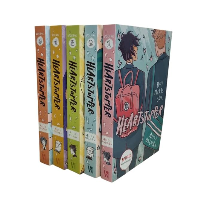 Серия Heartstopper Элис Оземан, коллекция из 5 книг (тома 1-5)