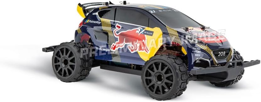 Carrera Professional RC Red Bull Peugeot WRX 208 Rallycross Hansen I For Children & Adults, Boys & Girls I High Performance Driving I Robust & Authentic I Drift Experience I Durable & Stable Ride