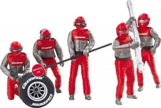 Carrera Figurine Set Mechanics Crew Red