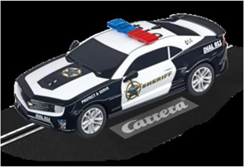 Carrera GO Racing Track and Cars Chevrolet Camaro ZL1 Sheriff 20064031 Race Car