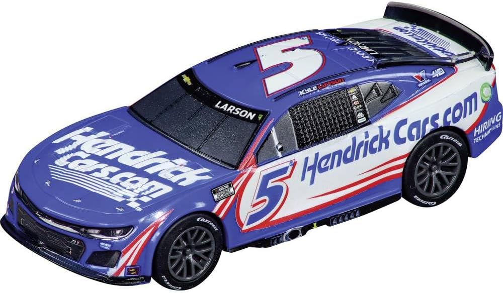 Carrera - 20064273 GO NASCAR Camaro NextGen ZL1 Hendrick Motorsports, Kyle Larson, No.5 | Scale 1:43 Slot Car | Compatible with GO, GO Plus & Battery | Authentic Design