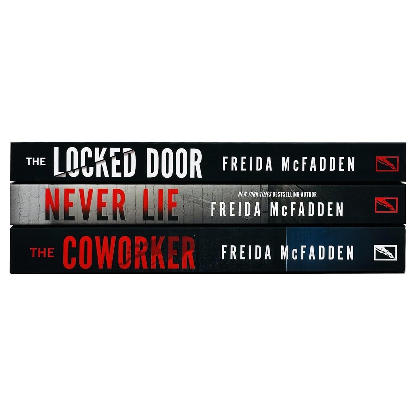 Freida McFadden Collection 3 Books Set (Never Lie, The Locked Door & The Coworker)