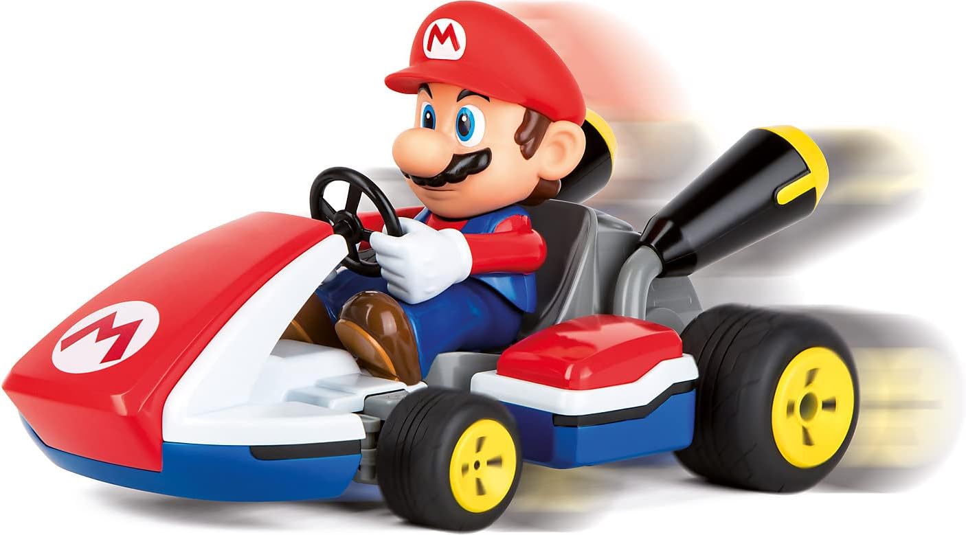 Carrera RC 370162107X Mario Race Kart 1:16 RC Beginner Model Car Electric Street Model Car