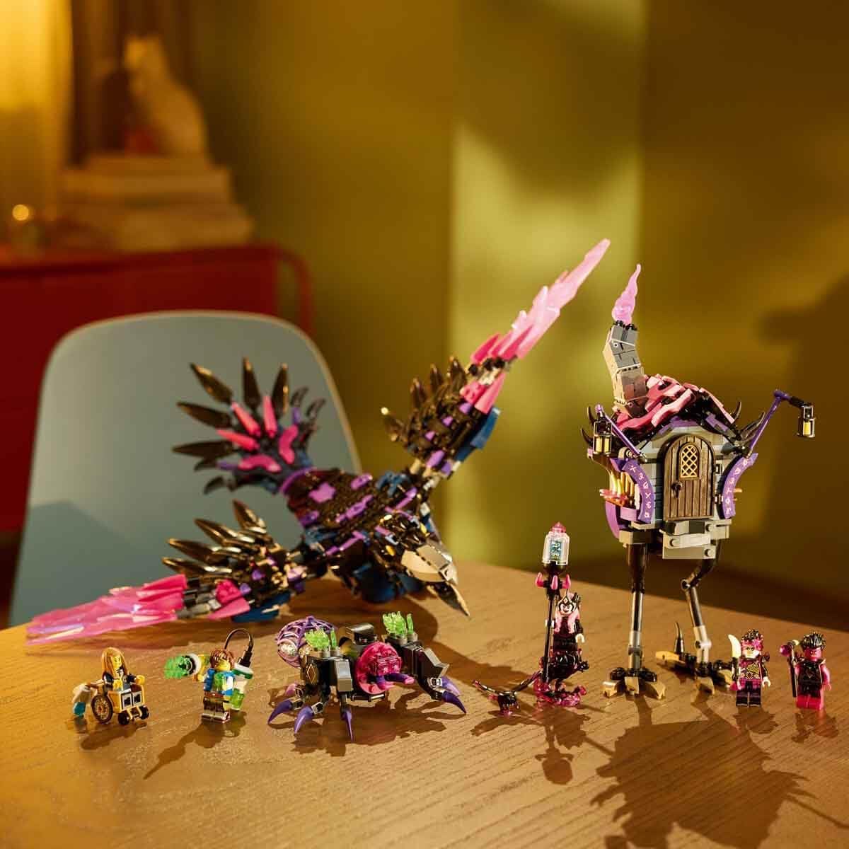 LEGO DREAMZzz 71478 3-in-1 The Midnight Raven of the Never Witch, Playset for Boys and Girls from 9 Years, with Animal Figure, Fantasy Hut for Converting into a House, Spider or Bird