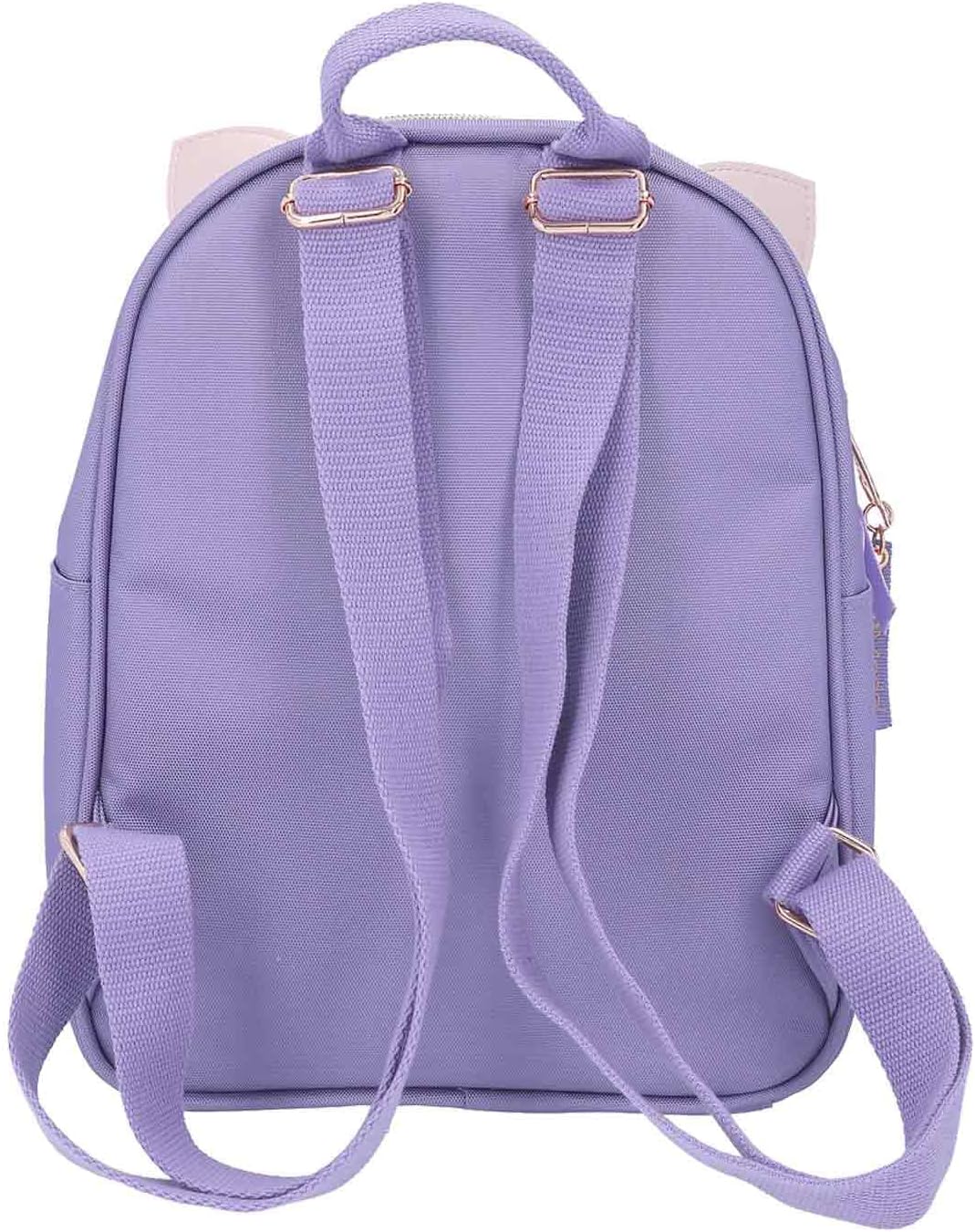 Depesche 12151 TOPModel Lilac Leo Love - Backpack for Children with Leo Pattern in Purple, Plush and Ears, Bag with Adjustable Straps and Pendant, purple