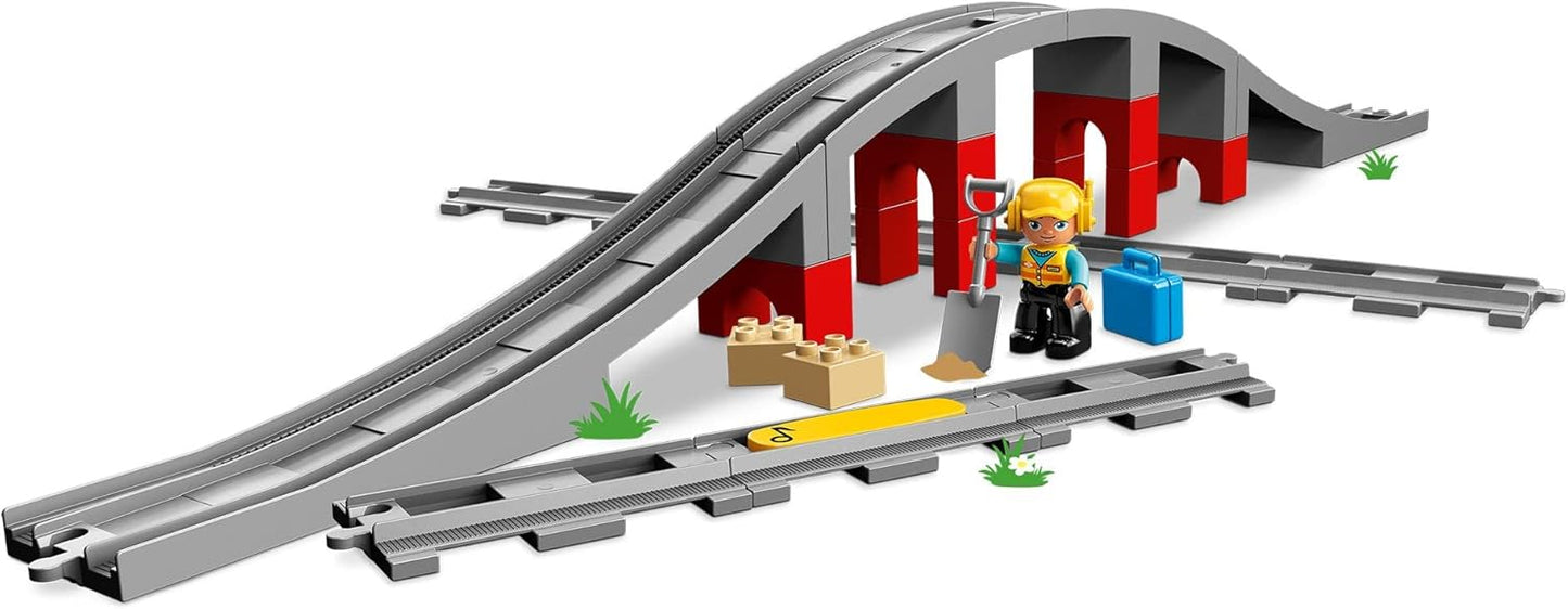 Lego Duplo 10872 Railway Bridge and Tracks, Construction Toy, Single