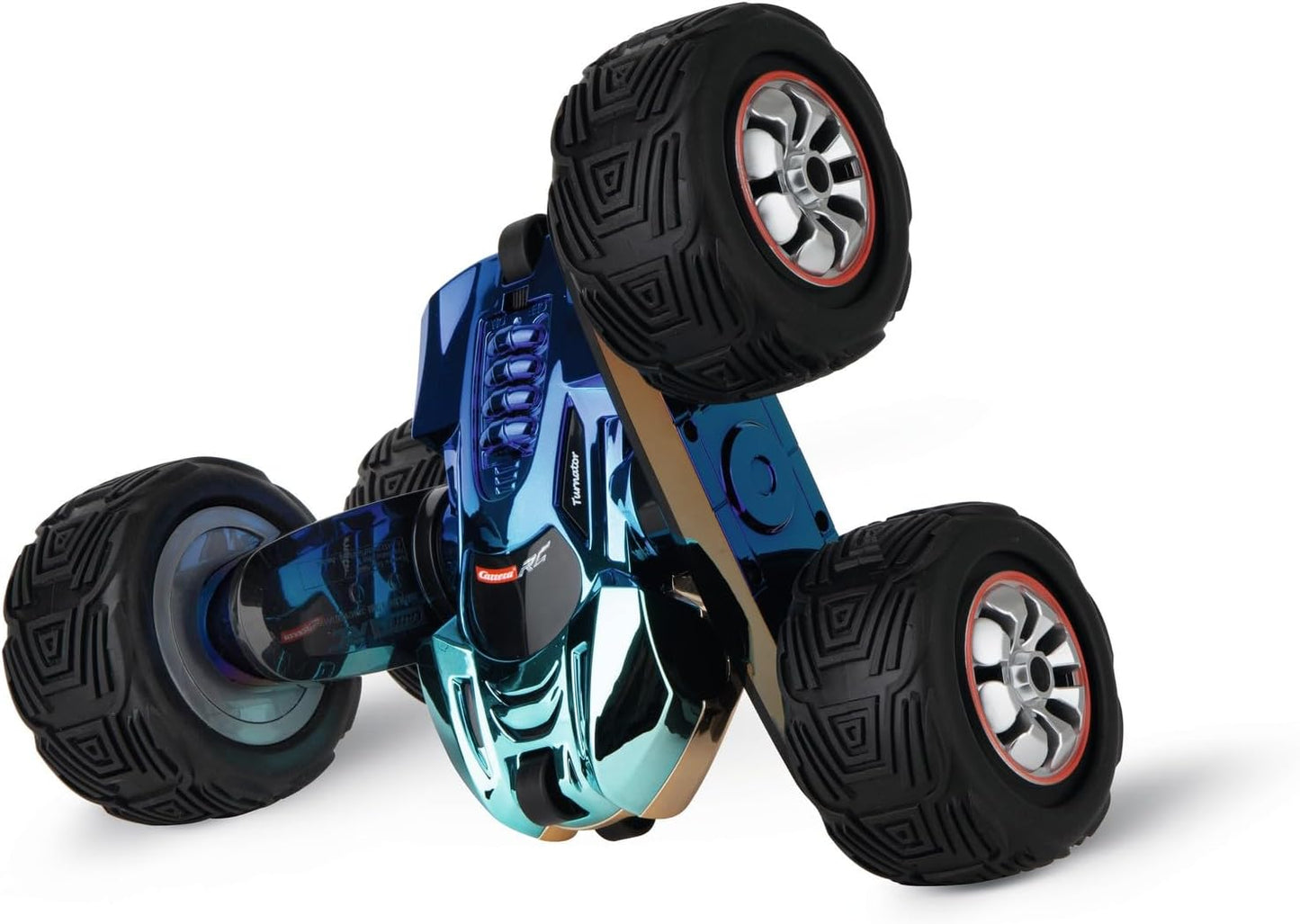 Carrera RC Turnator Colour Flip I Spectacular RC Stunt Car with LED I Impressive 360° Flip/Up to 20 km/h