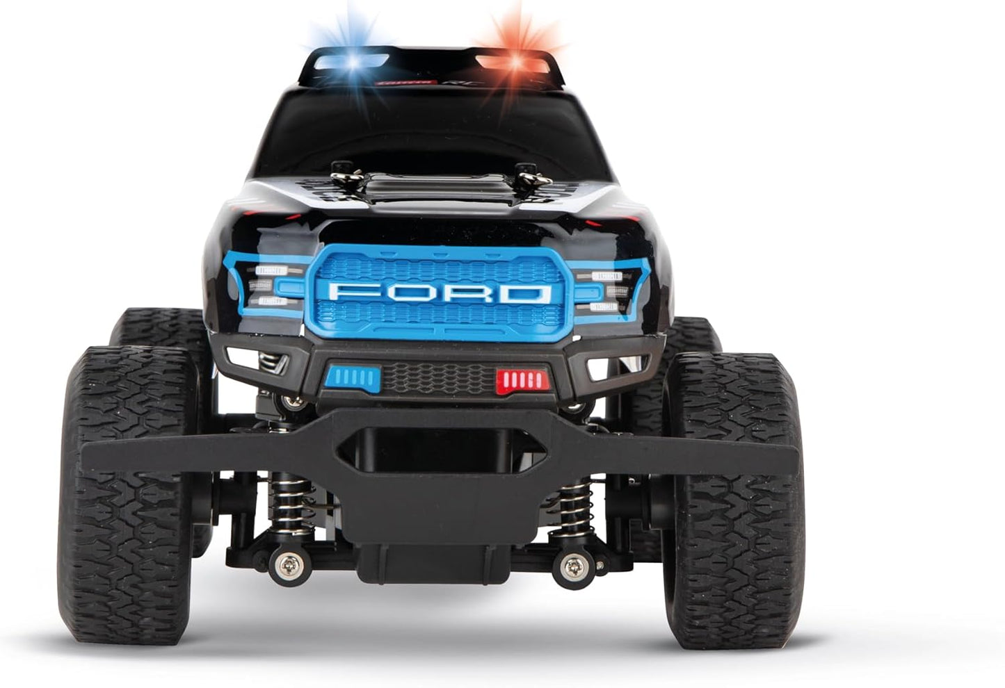 Carrera RC Ford F-150 Raptor Police I 2.4GHz I Original License I LED Police Light I High Speed up to 25 km/h I Digital Proportional Driving and Steering I Full Suspension Vehicle I LiFePo4 Battery