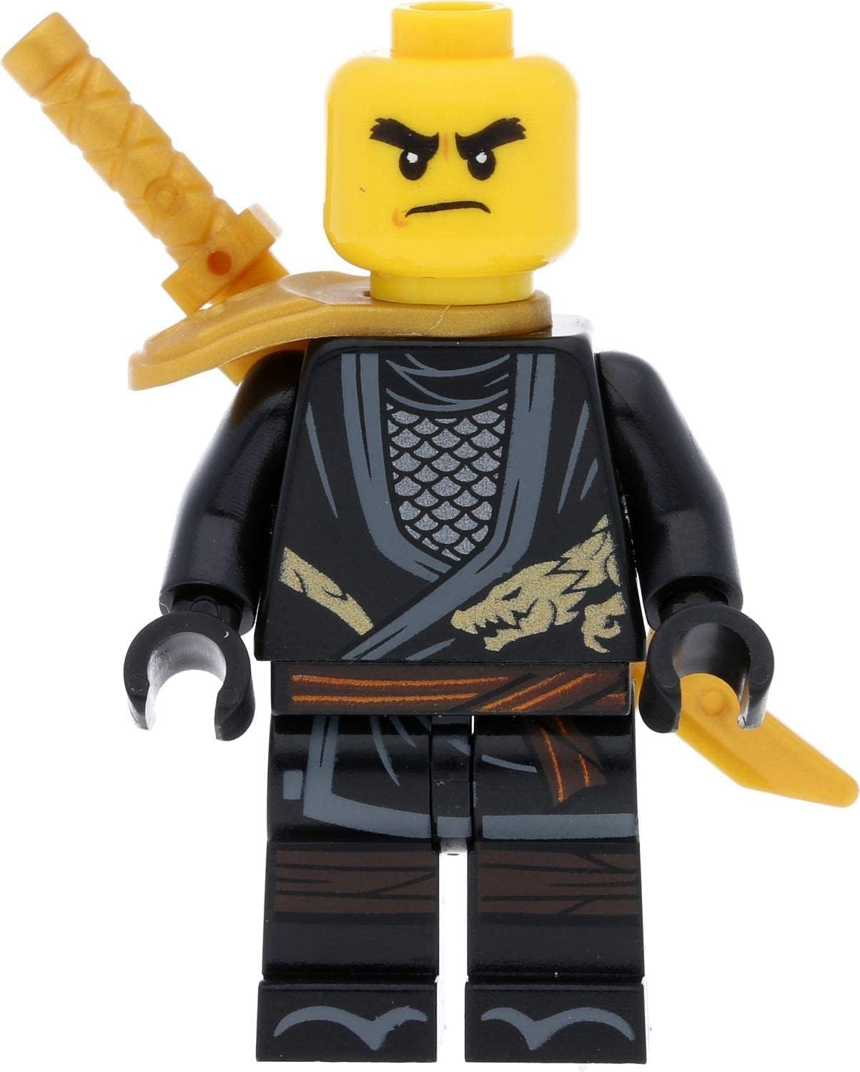 LEGO Ninjago Mini Figure Cole (Legacy) with Shoulder Armour and Weapons