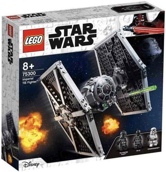 LEGO 75300 Star Wars Imperial TIE Fighter Toy with Stormtrooper and Pilot Minifigures from the Skywalker Saga