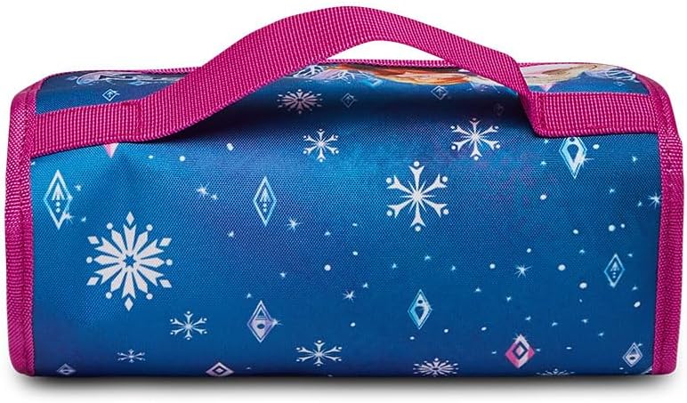 Seven Pencil Case, Multicoloured, Pencil Case for Stationery, Case with Felt and Coloured Pencils, Girls & Boys, School - Primary School, XXL, Die Eiskönig, blue, School