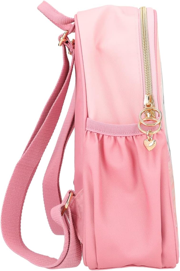 Depesche 12243 Miss Melody Sundown Backpack for Kids in Pink, Bag with Adjustable Straps, Multi-Colour