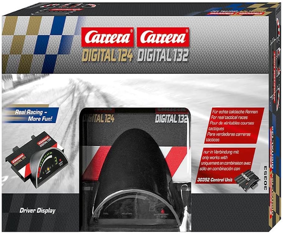 Carrera Driver Display – Electronic Accessories for the Carrera DIGITAL 124 or DIGITAL 132 – Display of race position, tank capacity, speed & pit stops.