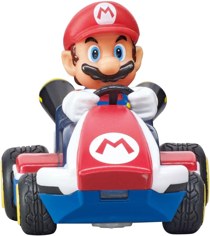 Carrera RC Mario Kart Mini RC Mario I For Children and Adults, Boys & Girls I Unique Original Licence I Instant Driving Fun with Ready to Run I Authentic Mario Kart Experience