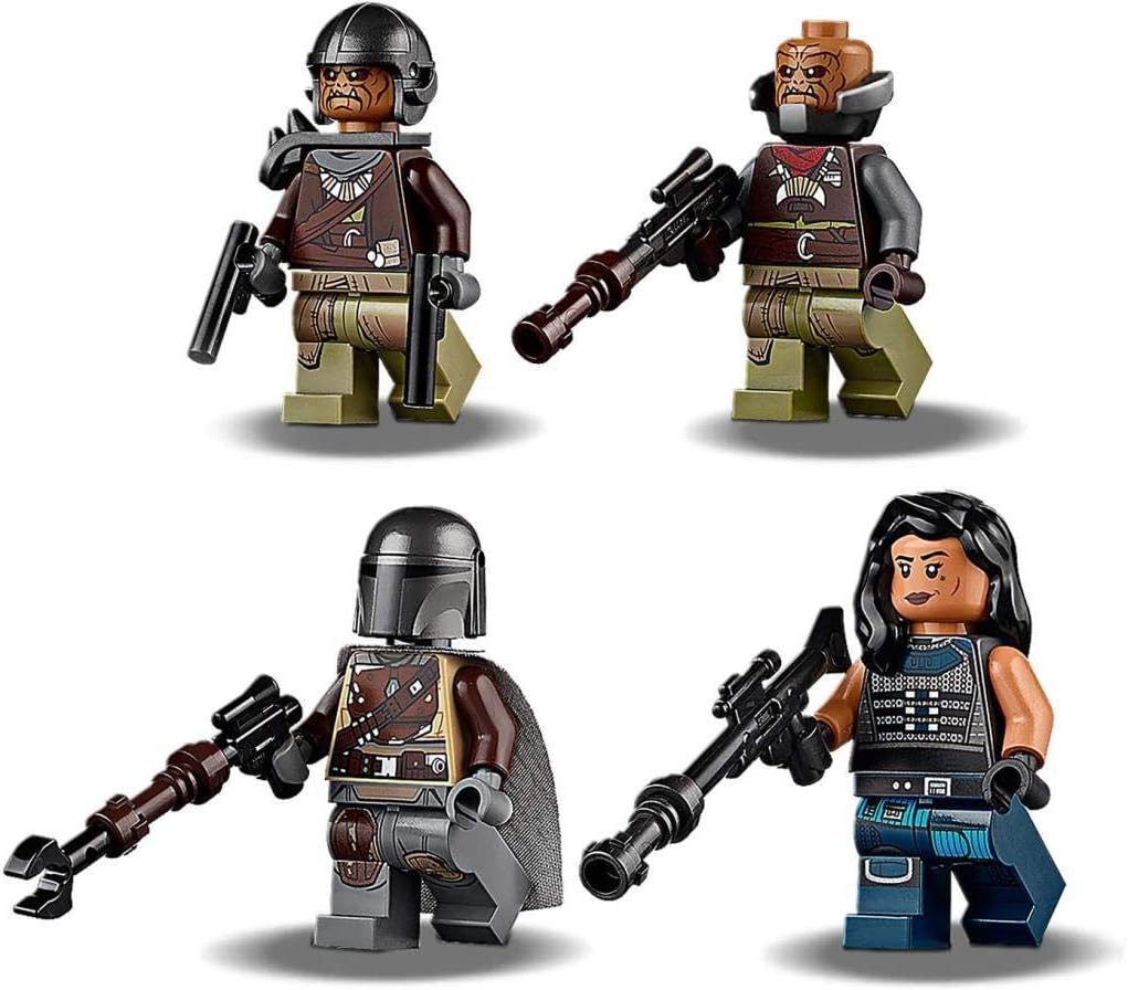 LEGO 75254 Star Wars AT-ST Raider, set with fireable shooters and 4 mini figures, TV series The Mandalorian collection.