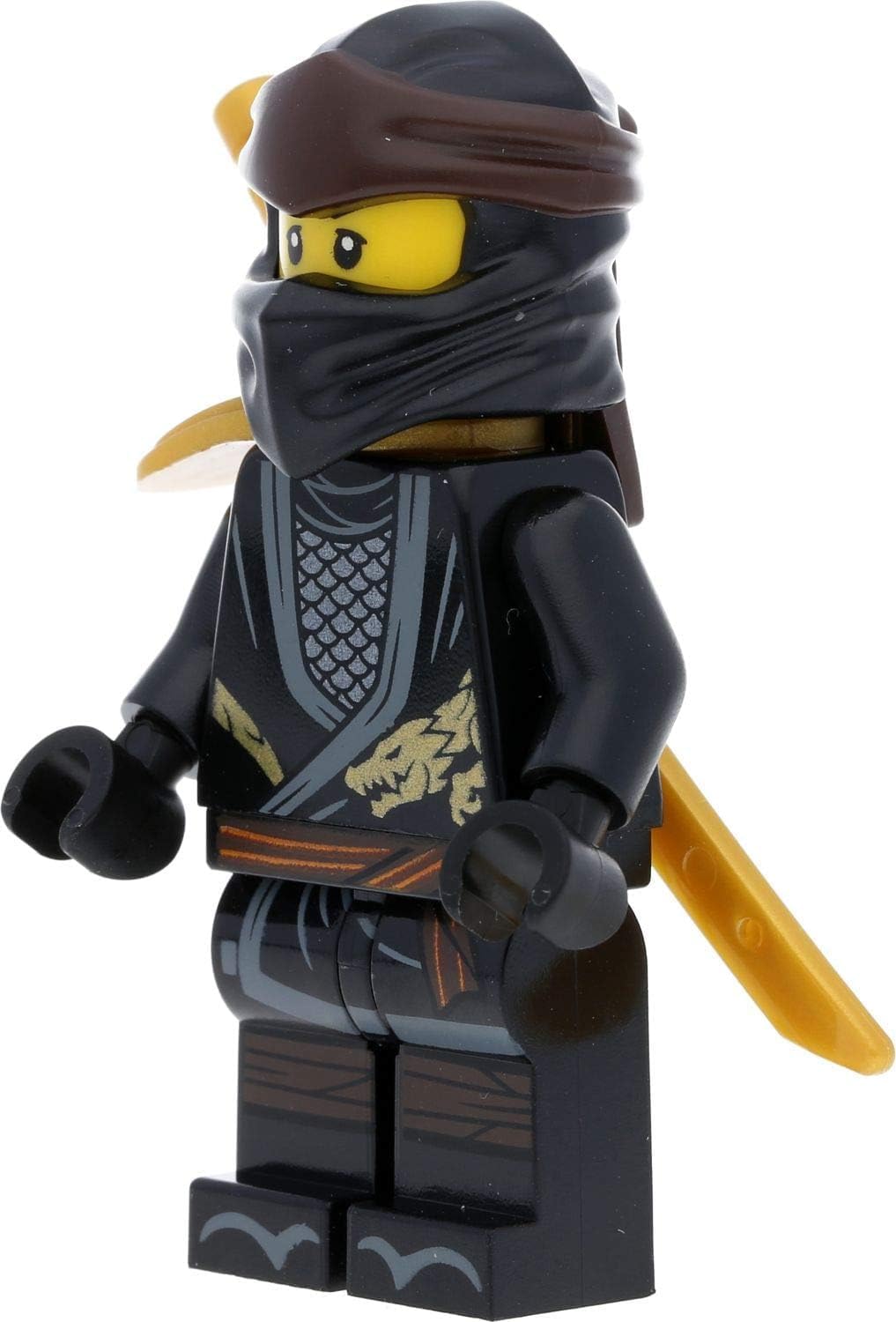 LEGO Ninjago Mini Figure Cole (Legacy) with Shoulder Armour and Weapons