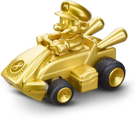 Carrera RC Mario Kart Mini RC Mario Gold I For Children and Adults, Boys & Girls I Unique Original Licence I Instant Driving Fun with Ready to Run I Authentic Mario Kart Experience