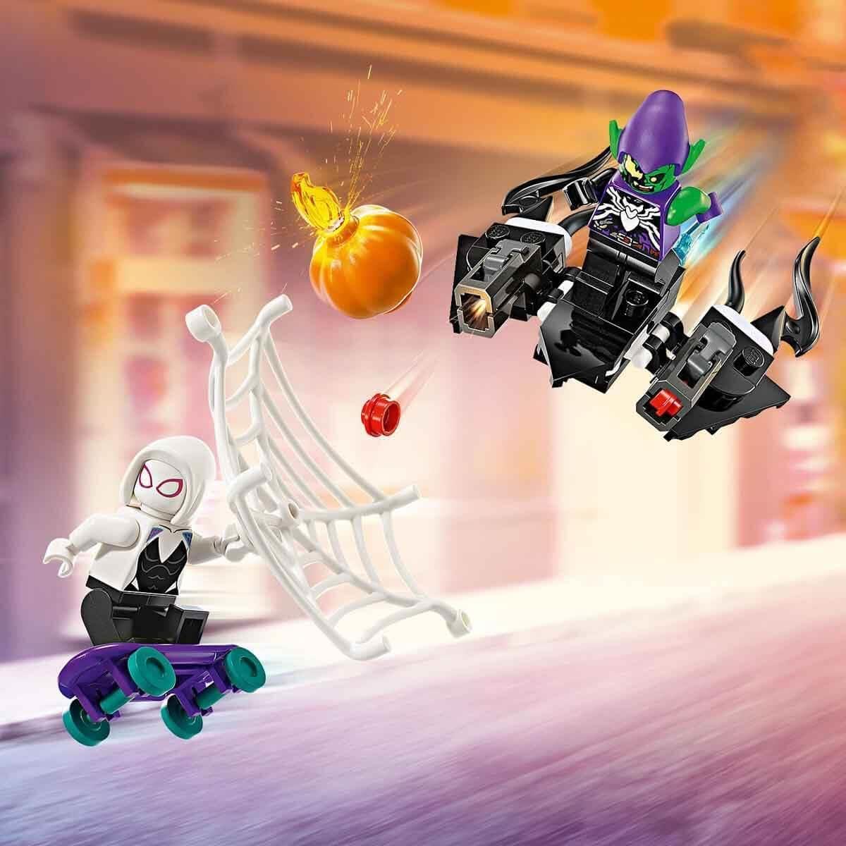 LEGO Marvel Spider-Mans Racing Car & Venom Green Goblin, Spidey Toy for Role Play with Superhero Figures and Buildable Car, Gift for Children, Boys and Girls from 7 Years, 76279