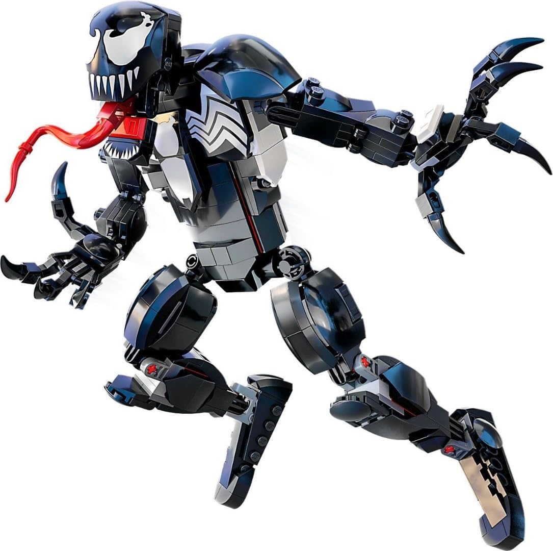 LEGO 76230 Marvel Venom Figure, Articulated Super Villain Action Toy, Collectible Set from Spider-Man Universe, Alien Toy