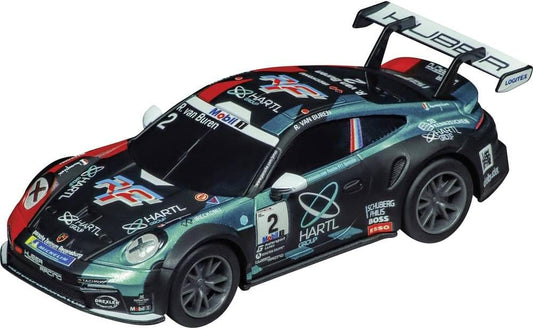 Carrera - 20064244 GO!!! Porsche 992 GT3 Cup Huber Racing, No.2 | Scale 1:43 Slot Car | Compatible with GO!!!, GO!!! Plus & Battery Operated | Detailed Racing