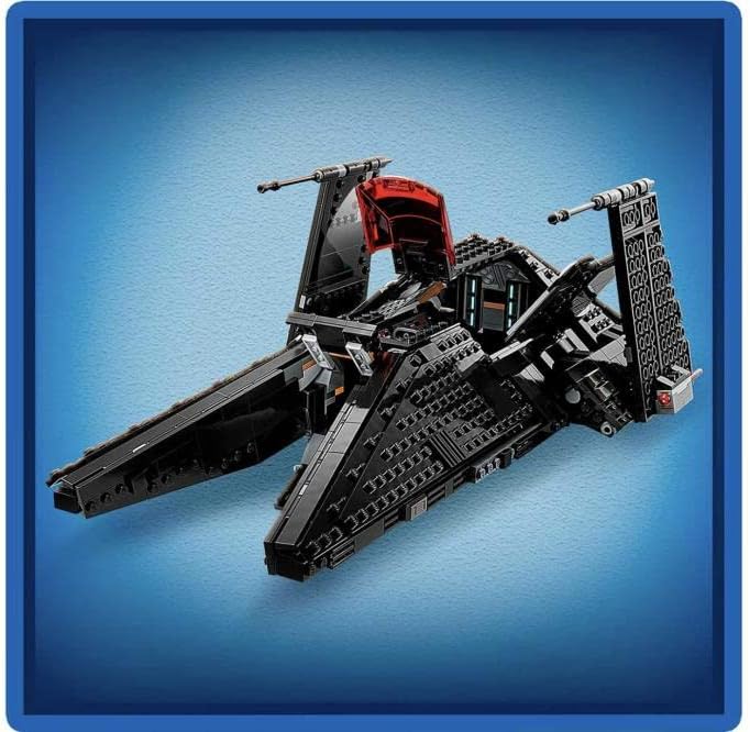 LEGO 75336 Star Wars Die Scythe - Transport Ship of the Grand Inquisitor, Toy Spaceship with 2 Shooters, Ben Kenobi Mini Figure and Lightsabers, Obi-Wan Kenobi Set