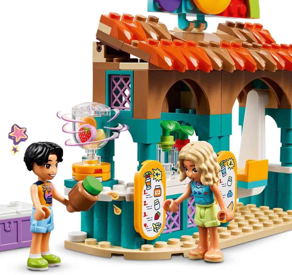 LEGO Friends Smoothie Stand on the Beach, Play Set for Role Play, Gift Idea for Girls and Boys from 6 Years with Toy Figures, Turtle and Accessories, Toy for Social Development, 42625