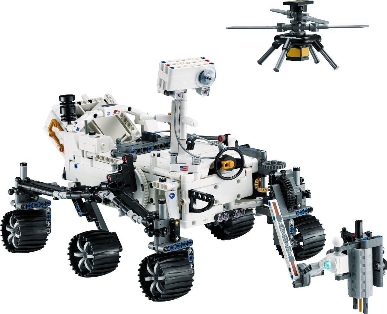 LEGO Technic NASA Mars-Rover Perserverance Weltraum Spielzeug Set mit AR-App, Wissenschafts-Spielzeug zum Bauen für Mädchen und Jungen ab 10 Jahren 42158