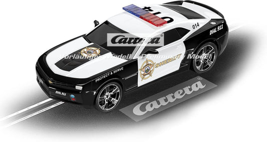 Carrera GO Racing Track and Cars Chevrolet Camaro ZL1 Sheriff 20064031 Race Car