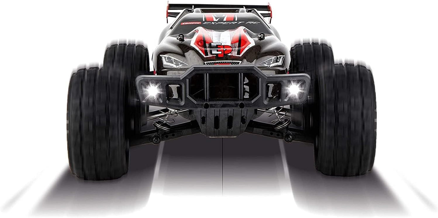 Carrera Expert RC 2.4 GHz Brushless Buggy, Ultimate Off-Road Driving Fun, 60 km/h Top Speed, Scale 1:10, Oil Pressure Shock Absorber, High-Precision Metal Gear and Special Ball Bearings, from 14 Years