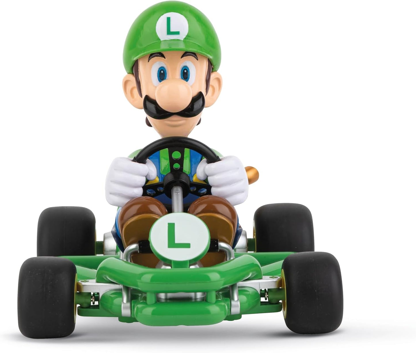 Carrera RC I 2.4GHz Mario Kart Pipe Kart I Luigi RC Vehicle I Officially Licensed I Authentic Design I For Nintendo Fans I Remote Controlled Car