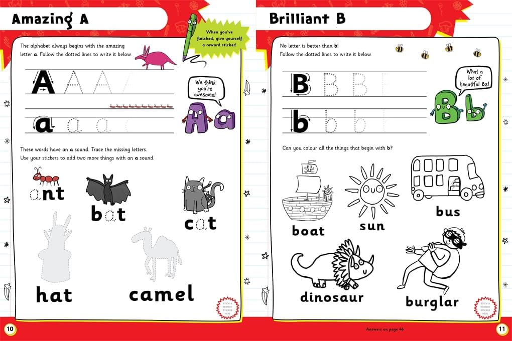 Help With Homework: Age 3+ Letters (Learn letter shapes and writing skills ready for school)